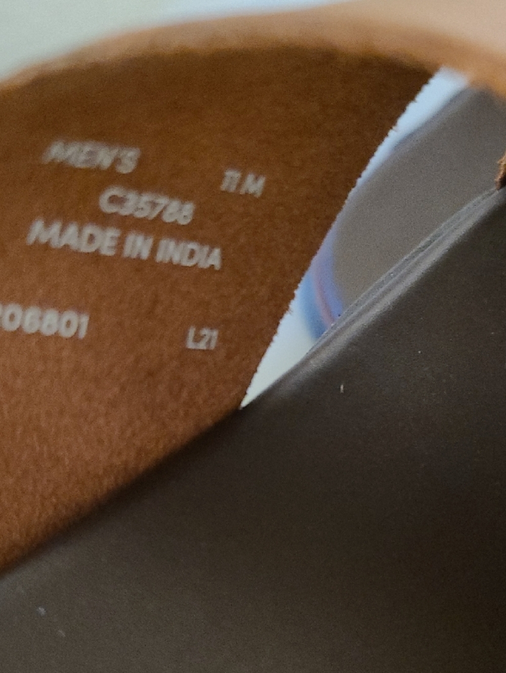 Cole Haan British Tan Crisscross Slide Sandals - Picture 6 of 6